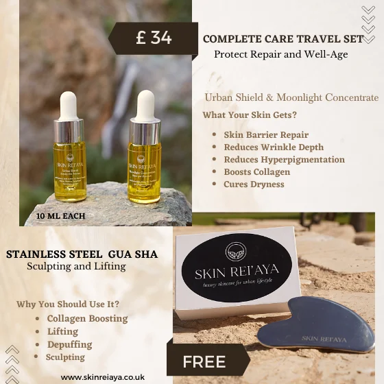 Complete Care Travel Set + Free Gua Sha