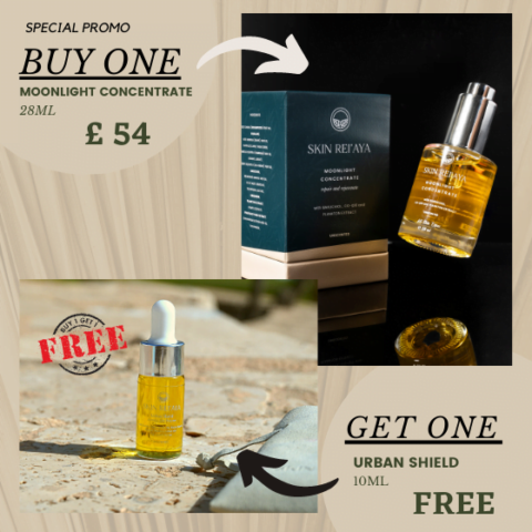 Special Promo Pack: Buy one Moonlight Concentrate (28ml) Get Urban Shield (10ml) Free